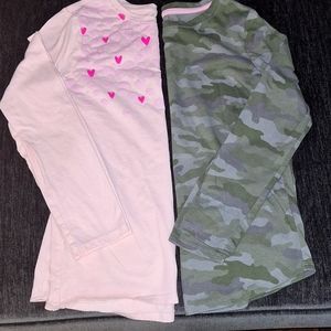 Tshirt Bundle: 2 great condition, long-sleeved tshirts Size 10-12